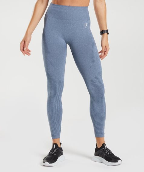 Legginsy Gymshark Vital Seamless 2.0 Damskie Niebieskie | PL 096TUR